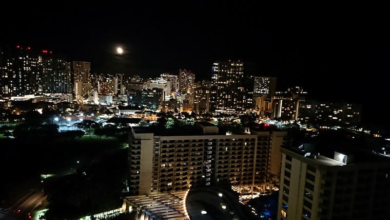 ハワイの夜景